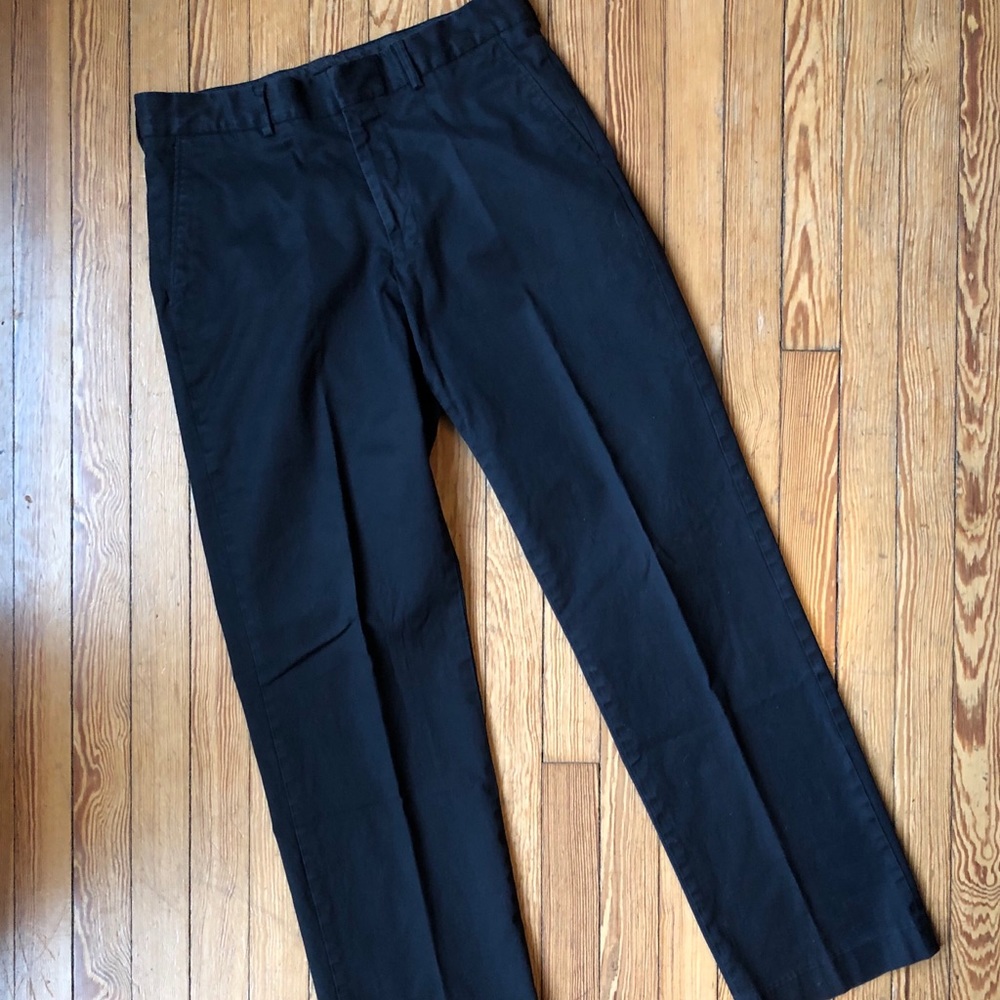Men’s black slacks